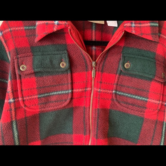 Liz Claiborne Fleece Cropped Jacket - Picture 5 of 6